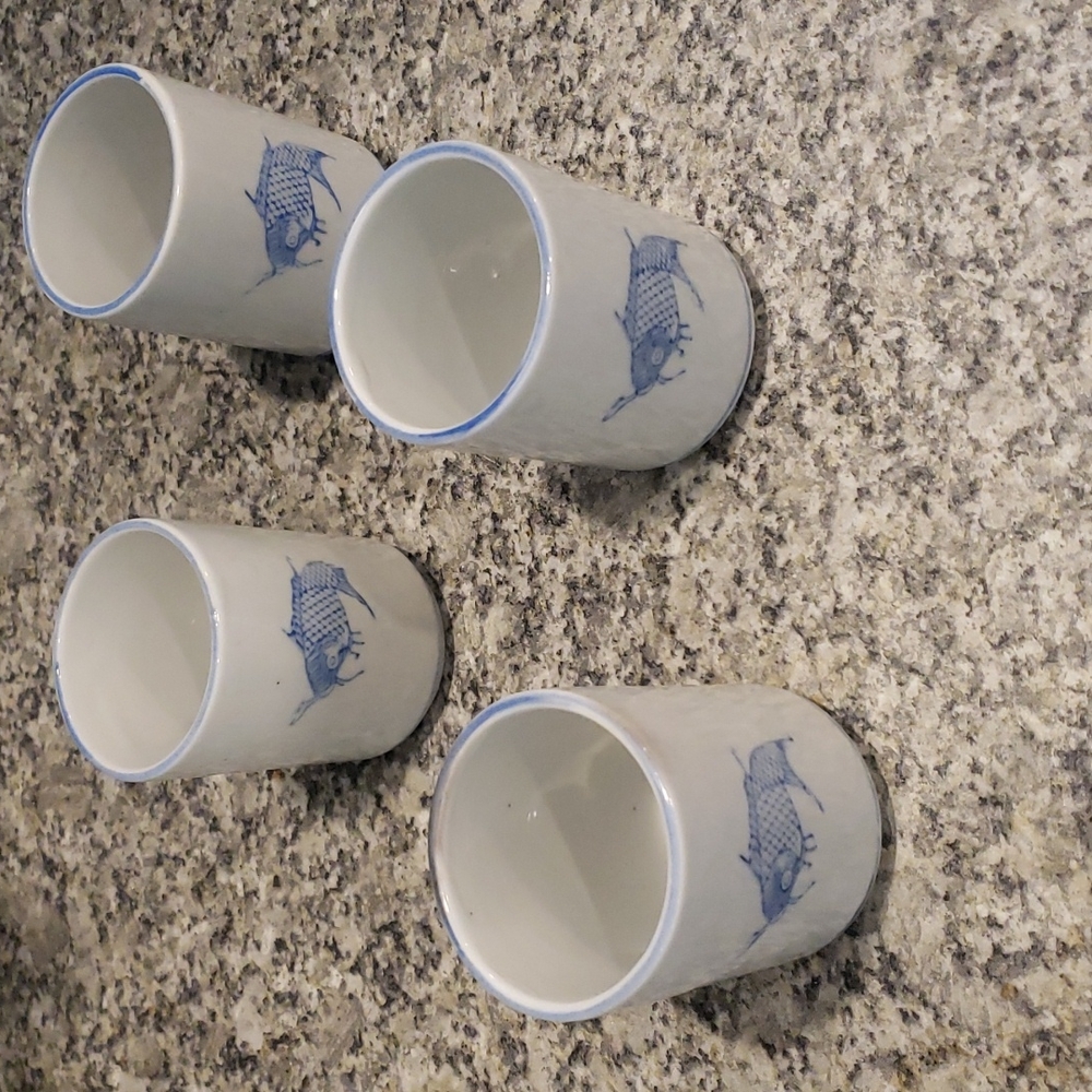 Pier 1 Koi tea cups